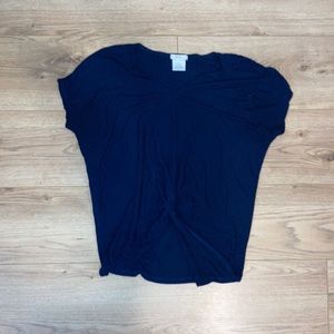 Ribbed shirt short sleeve